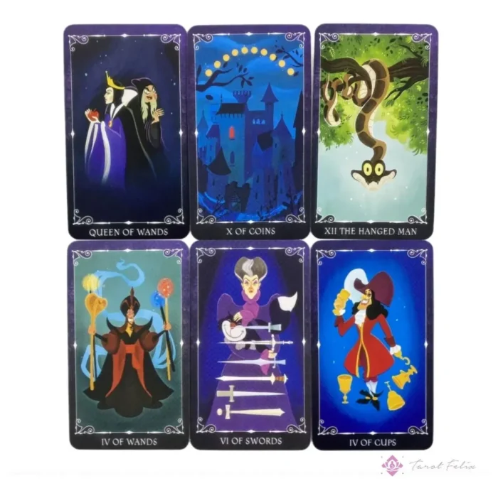 Cartas Tarot Villanos Disney Dibujos 78 Cartas+Ebook - Image 7