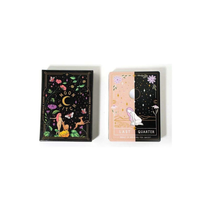 Tarot 42 Cartas Baraja Juvenil Moon Witches Brujas Lunares - Image 2