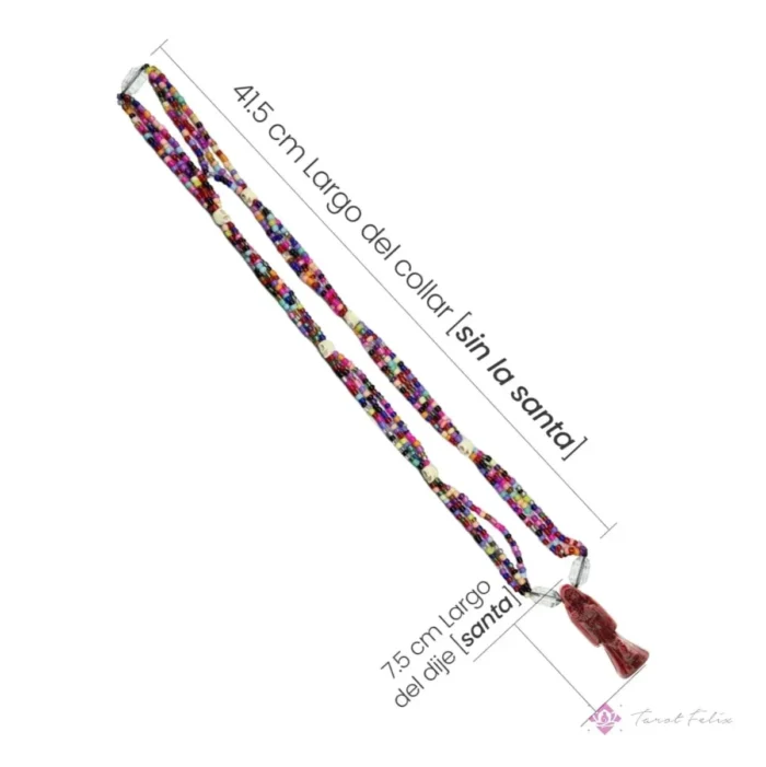 Mazo Santa Muerte Roja, amor pasión y protección curado - Image 4