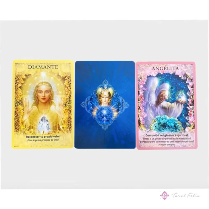 44 Cartas Del Oráculo De Los Angeles De Cristal + Ebook - Image 5