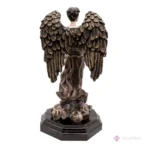 Arcángel Gabriel 33 cm, escultura metálica celestial - Image 3