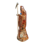 Santa Muerte Ámbar Transparente 15Cm +Libro Sanación Y Salud - Image 2