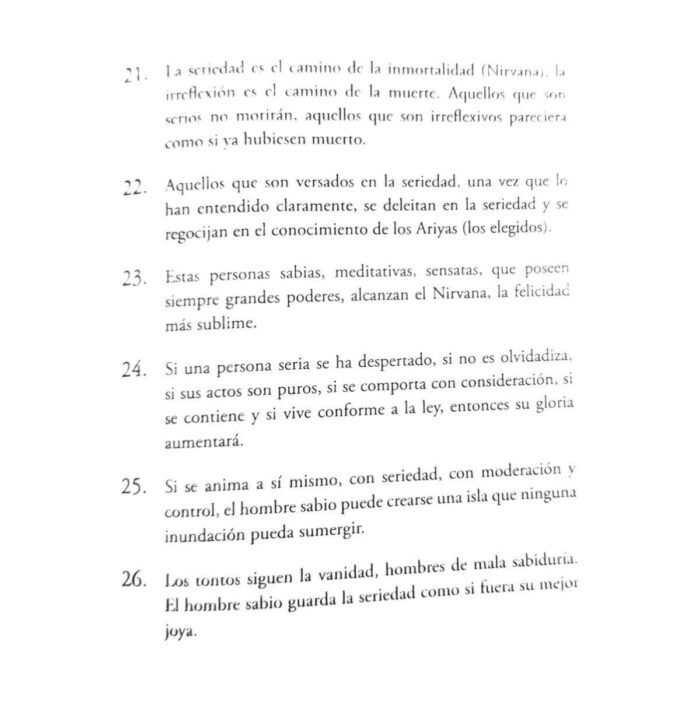Libro El Dhammapada Las Enseñanzas De Buda Filosofía Hindú - Image 5