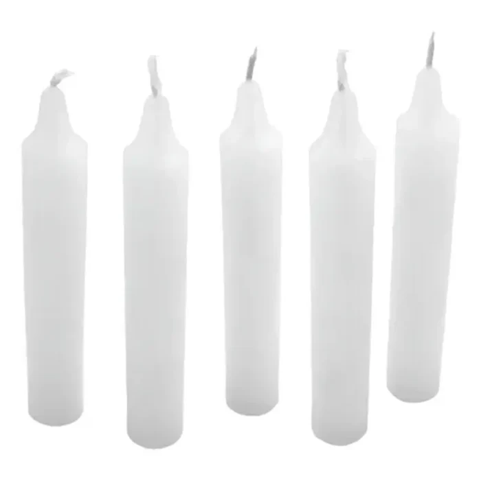 Velas cabitos blancas 100 piezas, rituales, ofrendas y uso diario - Image 4