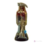 Santa Muerte 3 Virtudes 30 Cm Vestida Curada + Biblia