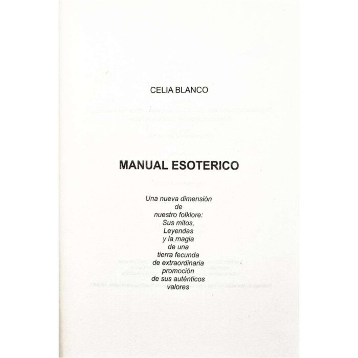Libro Manual Esoterico Celia Blanco Formulas Magicas - Image 8