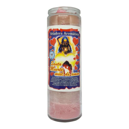 Veladora Santa Muerte Miel de Amor