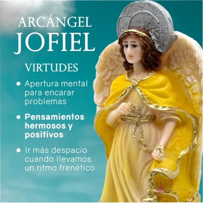 Arcángel Jofiel 15 cm, sabiduría divina en figura compacta - Image 6