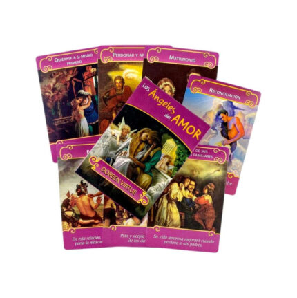 Cartas Tarot Oráculo Los Angeles Del Amor 44 Cartas + Guía