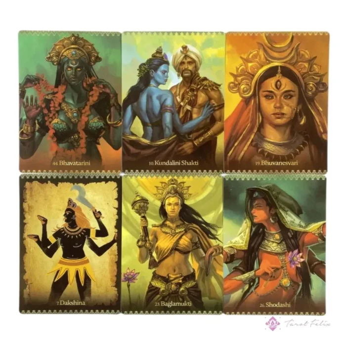 Cartas Tarot Oráculo Diosa Kali Adivinación Hindu + Guía Esp - Image 9
