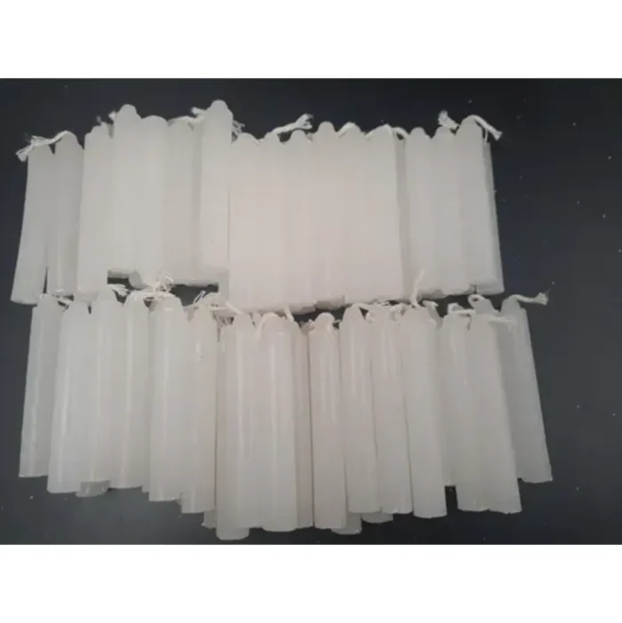 Velas cabitos blancas 100 piezas, rituales, ofrendas y uso diario - Image 5