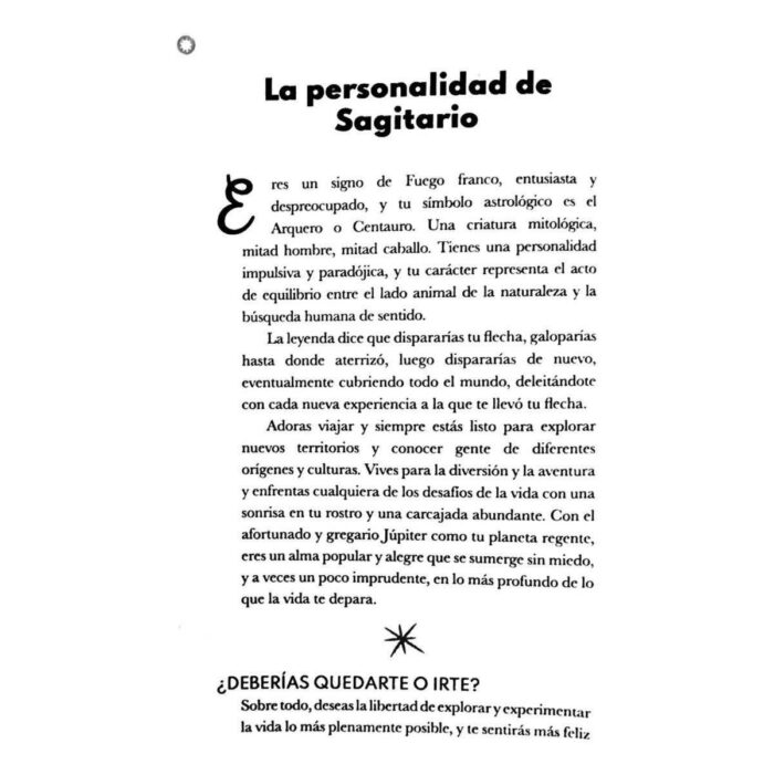 Sagitario Signos Zodiacal Libro De Astrología Compatibilidad - Image 5