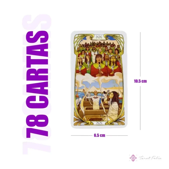 Cartas Tarot Dioses Egipcios Art Nouveau + Pdf Español - Image 6