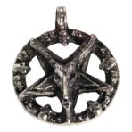 Dije Baphomet acero inoxidable cromado