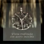 Dije Baphomet acero inoxidable cromado, Dominio Éxito Poder - Image 4