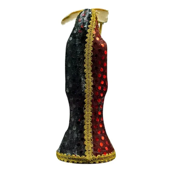 Santa Muerte Reversible 15 cm, estatua curada para corte y protección - Image 3