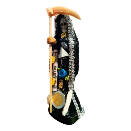Santa Muerte Negra 15 cm