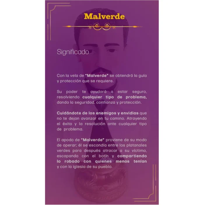 La Veladora Gel Malverde El Ángel De Los Pobres - Image 6