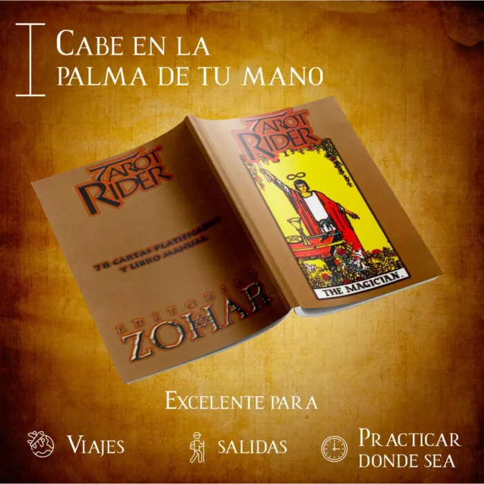 Tarot Mini Rider Waite 78 cartas guía bolsillo - Image 6