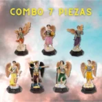 figuras de luz celestial en resina