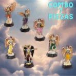 Set 7 Arcángeles 34 cm, figuras de luz celestial en resina - Image 3