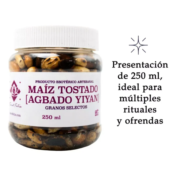 Maíz tostado santería 250 ml, ofrenda ritual de abundancia - Image 5