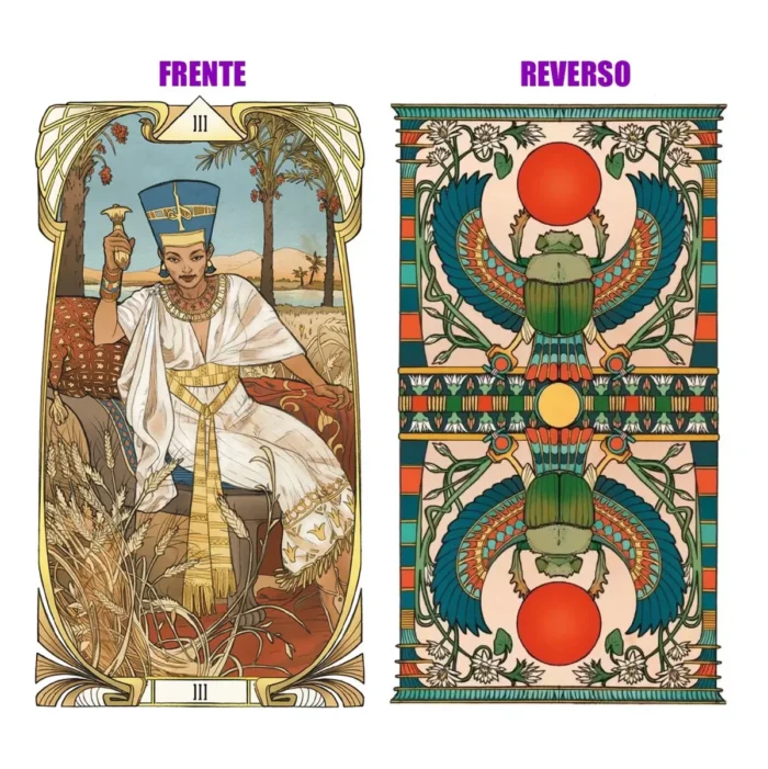 Tarot Art Nouveau Dioses Egipcios guía PDF mágico - Image 2