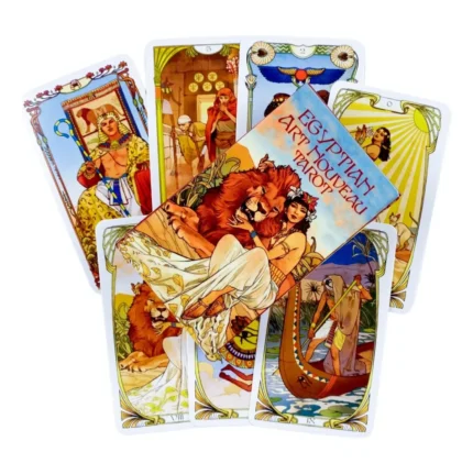 Tarot Art Nouveau Dioses Egipcios guía PDF mágico