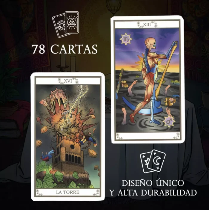 Mazo Cartas Tarot De Marsella Manual Español Original Matiri - Image 4