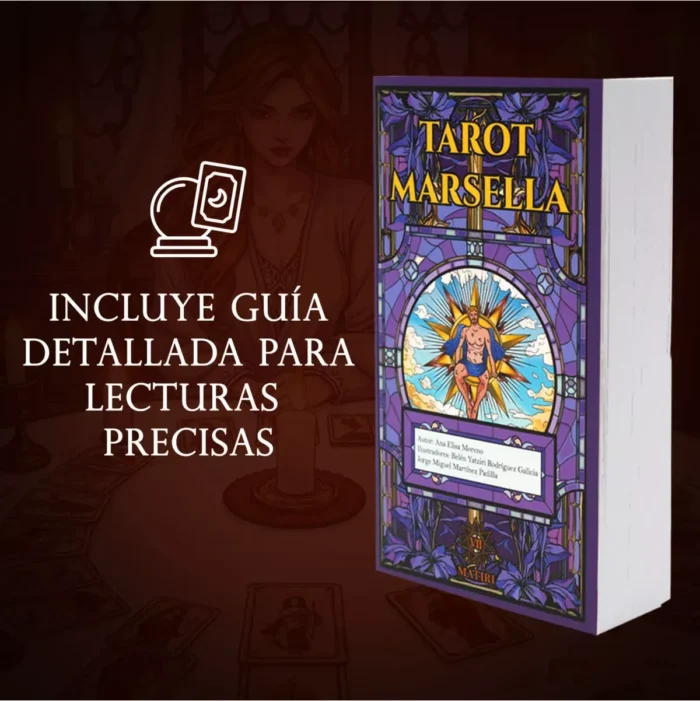 Mazo Cartas Tarot De Marsella Manual Español Original Matiri - Image 5