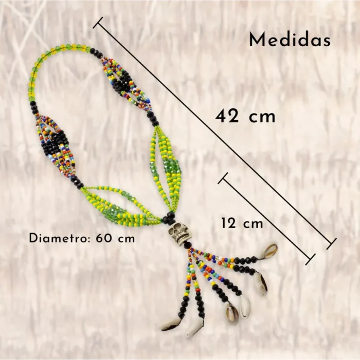 Mazo collar Orula con Muerto, guía y protección ritual - Image 6