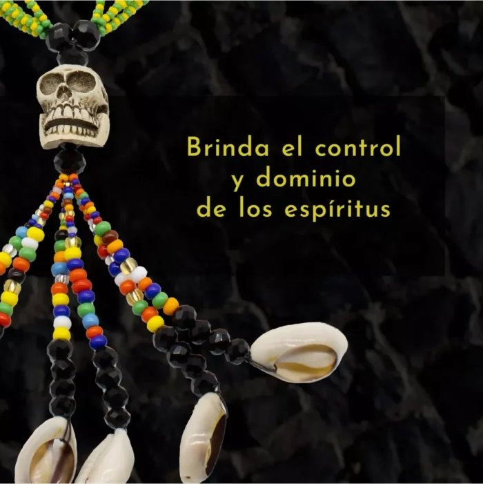 Mazo collar Orula con Muerto, guía y protección ritual - Image 7