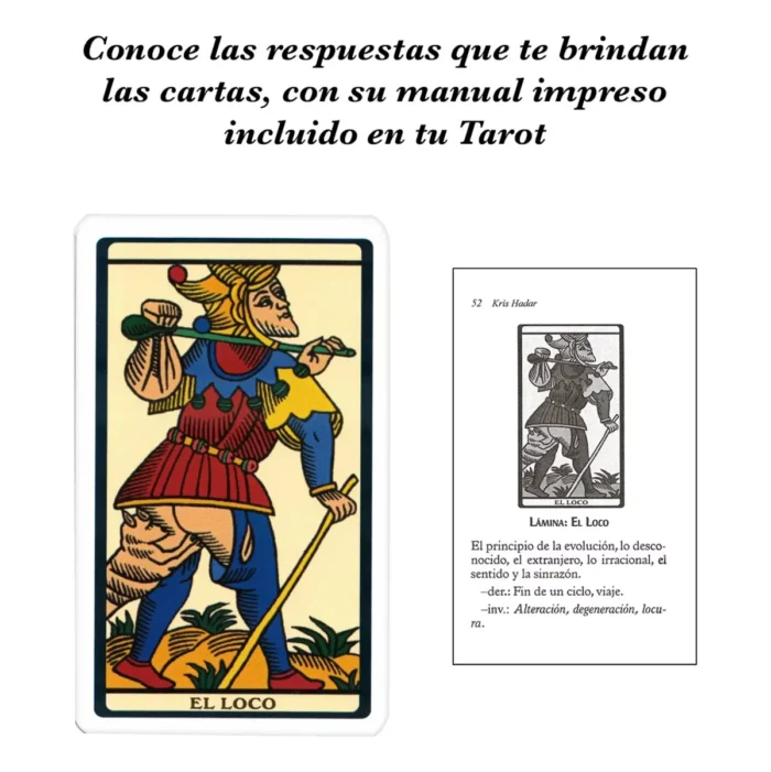 Tarot de Marsella 78 cartas guía original Tomo - Image 3