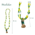 Mazo San Judas Tadeo Verde Amarillo, amuleto poderoso de fe y protección - Image 3