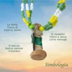 Mazo San Judas Tadeo Verde Amarillo, amuleto poderoso de fe y protección - Image 6
