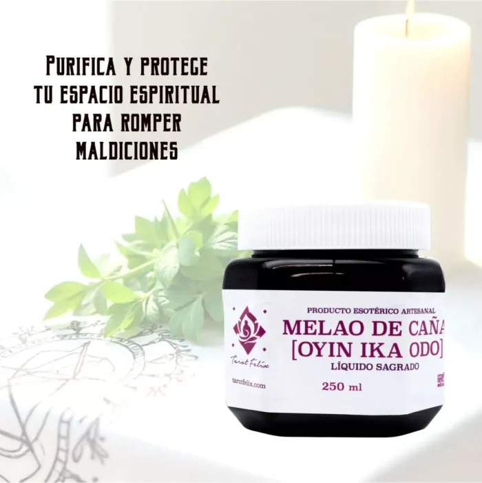 Melao de caña puro 250 ml, ofrenda ritual para santería - Image 3