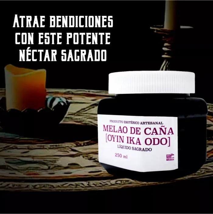 Melao de caña puro 250 ml, ofrenda ritual para santería - Image 4