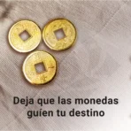 Monedas I Ching chinas de bronce, 3 piezas para ritual de fortuna - Image 3