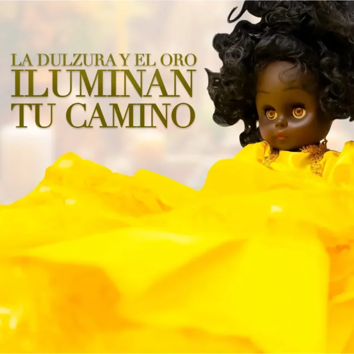 Muñeca de Oshún, amor dinero y suerte en ritual 36 cm - Image 4