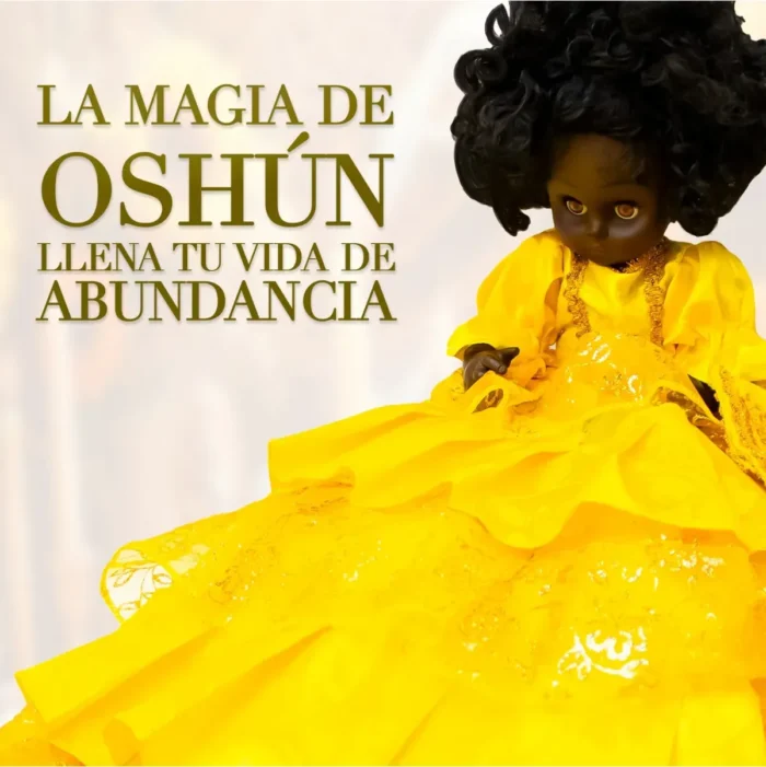Muñeca de Oshún, amor dinero y suerte en ritual 36 cm - Image 6
