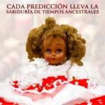 Muñeca gitana santería rojo con blanco, protección 36 cm - Image 4