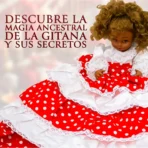Muñeca gitana santería rojo con blanco, protección 36 cm - Image 6