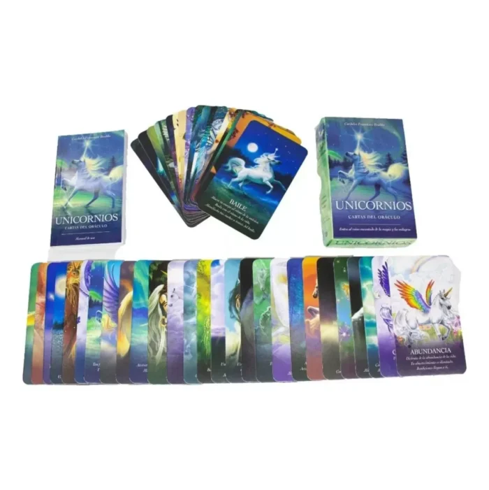 Oráculo de los Unicornios 44 cartas, mensajes de luz y guía espiritual - Image 4