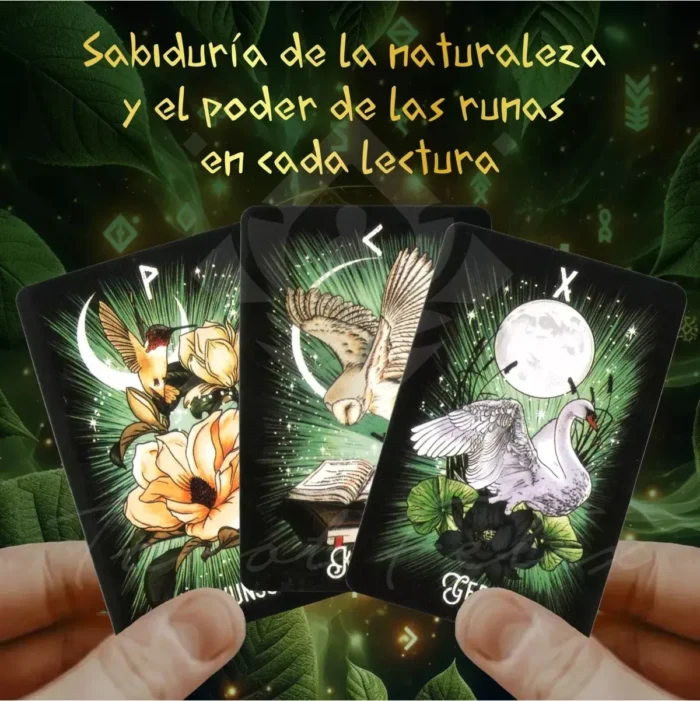 Cartas Oráculo Rúnico Familiares Bruja guía PDF - Image 2