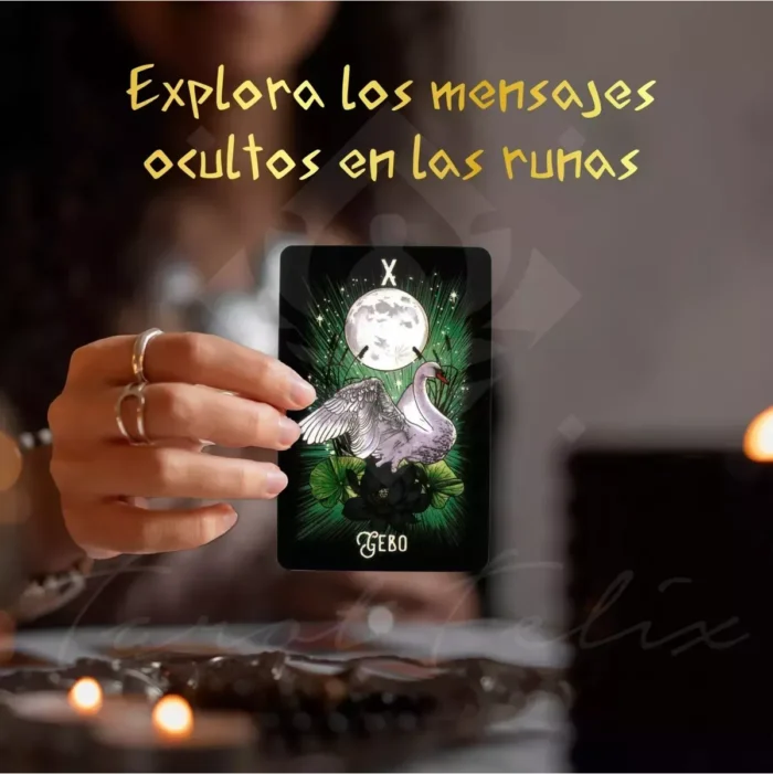 Cartas Oráculo Rúnico Familiares Bruja guía PDF - Image 4