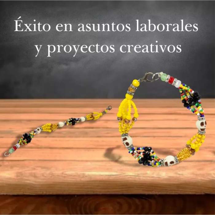 Pulsera 6 hilos Oshun Muerto, Mama Chola Wengue ritual - Image 6