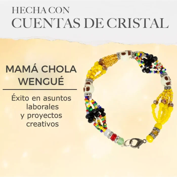 Pulsera 6 hilos Oshun Muerto, Mama Chola Wengue ritual - Image 8