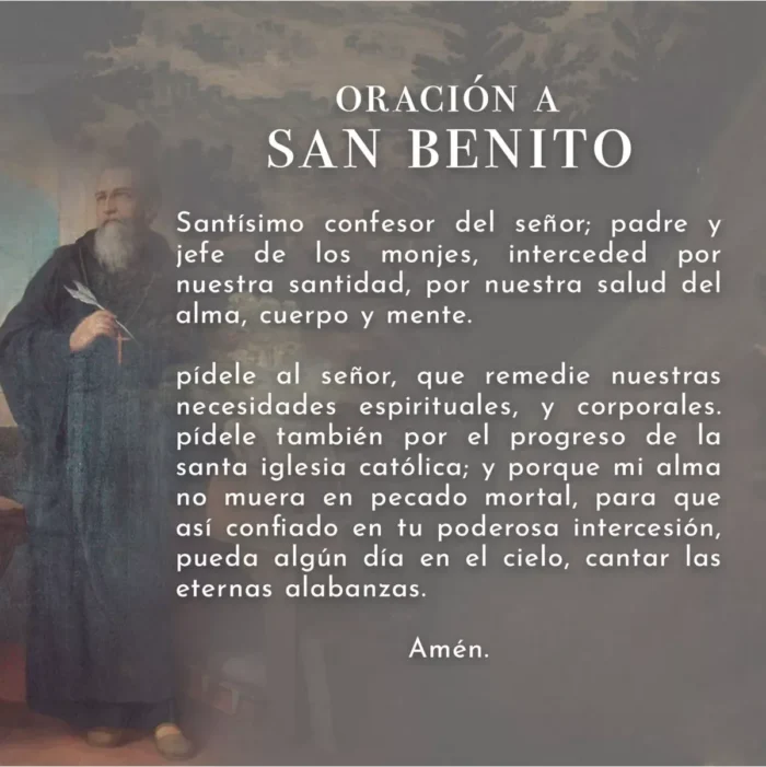Relicario San Benito acero dorado, fe y protección tradicional - Image 5