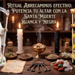 Ritual Abrecaminos efectivo: Potencia tu altar con la Santa Muerte Blanca y Negra