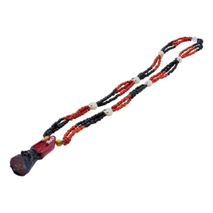 Rosario Collar Santa Muerte Reversible